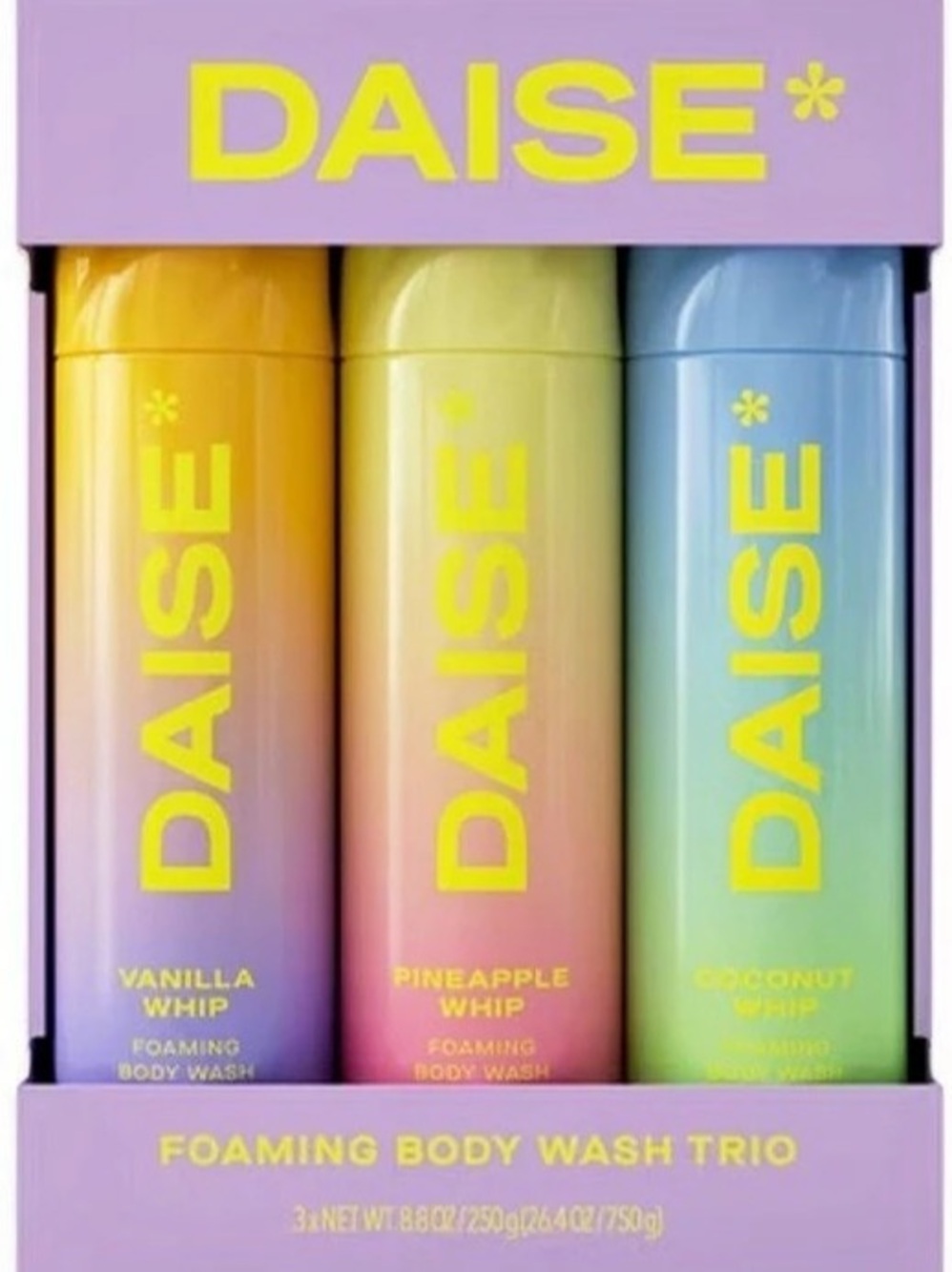 DAISE Foaming Body Wash Trio